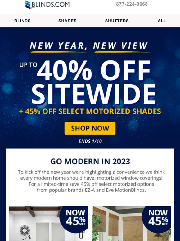 Modern and motorized Meet the window coverings of the