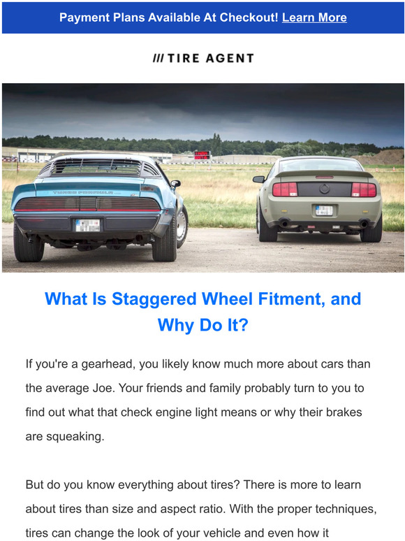Tire Agent ️ From Our Blog What Is Staggered Wheel Fitment, and Why