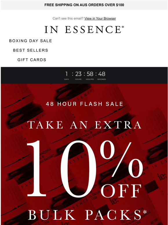 48 HOURS ONLY | Extra 10% Off!