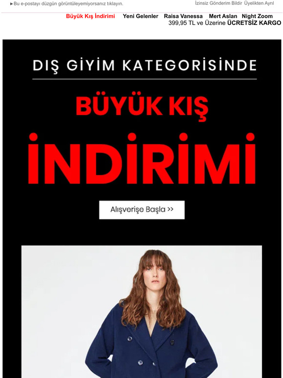 Büyük Kış İndiriminde Kabanları Keşfet!