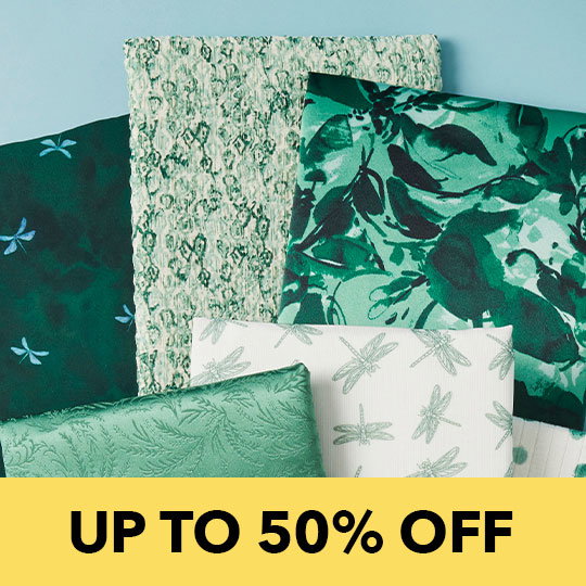 Up to 50% off Apparel Fabrics