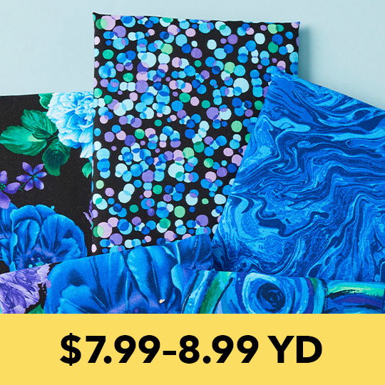 $7.99-8.99 yd Premium Cotton Fabrics