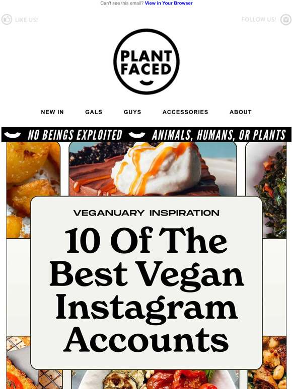 Plant Faced Clothing: 10 of The Best Vegan Instagram Accounts You Need ...