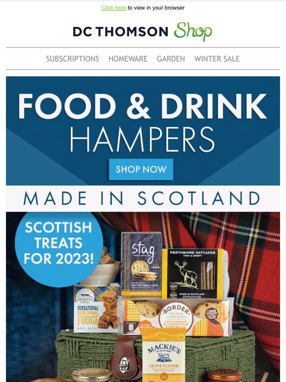 Scottish treats for 2023