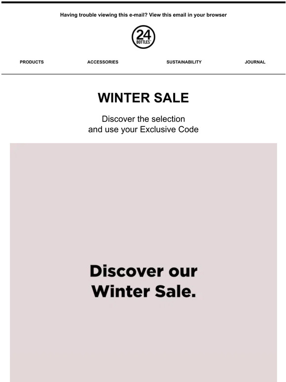 🔴Winter Sale + Exclusive Code for you!