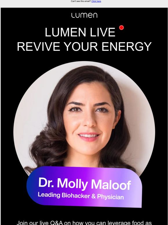 Lumen Revive your energy & metabolism 💪 Milled