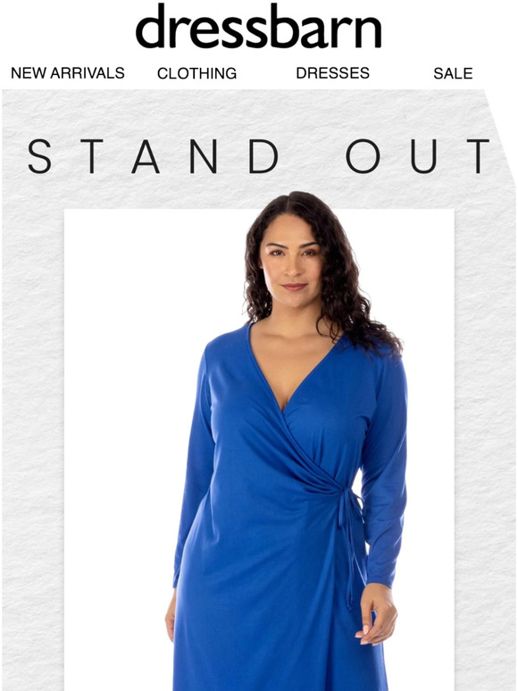 Dressbarn The perfect wrap dress. At ONLY 30. Milled