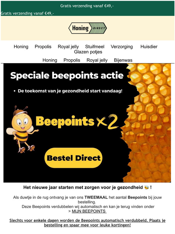 Speciale Beepoints Actie! 🐝