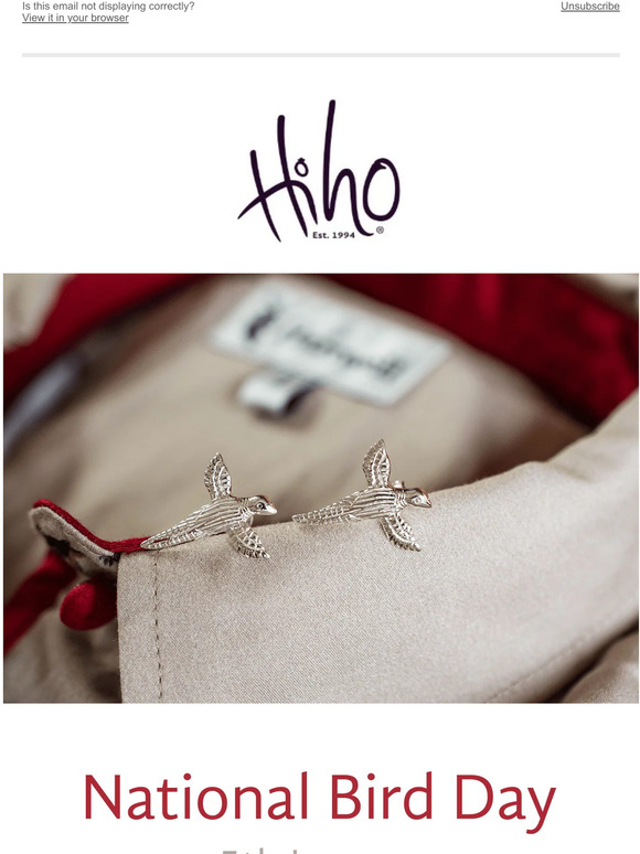 Hiho Silver Fine feathers make fine birds... Milled