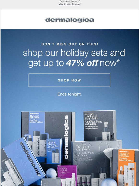 Dermalogica USA Email Newsletters Shop Sales, Discounts, and Coupon Codes