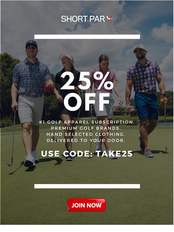 Get 25% OFF golf-inspired memberships🏌️‍♂️