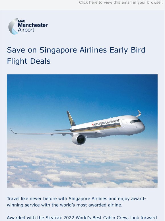 Discover Singapore Airlines for your next adventure