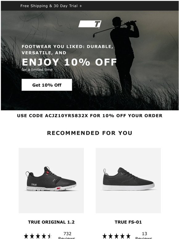 10% off your first purchase