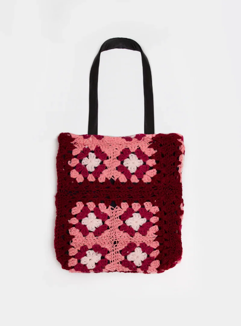 Image of Upcycled Crochet Bag