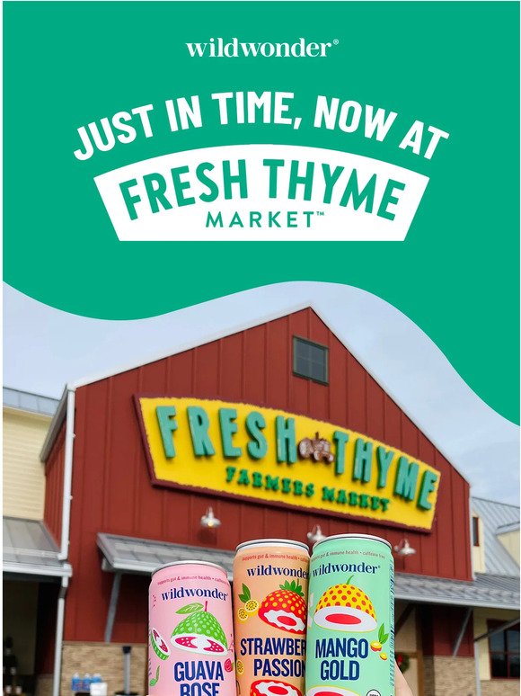 Now at Fresh Thyme Market! 🛒