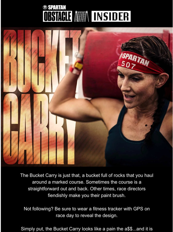 Spartan Race Do Or Die The Bucket Carry Milled