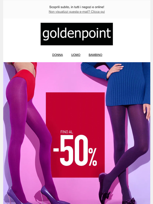 Approfitta dei SALDI fino al -50% 🛍️