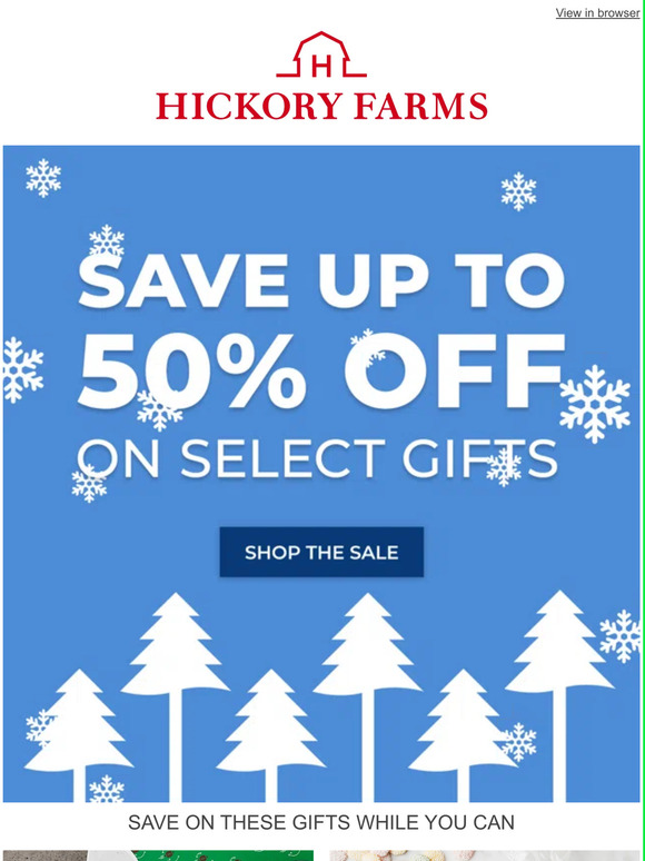 Hickory Farms Winner, winner, gift giver! Milled