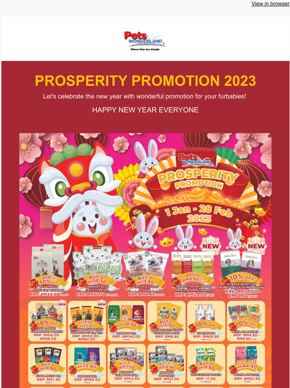 PROSPEROUS PROMO FOR YOUR FURBABIES!  🎉 MORE EXCITEMENT TO COME!