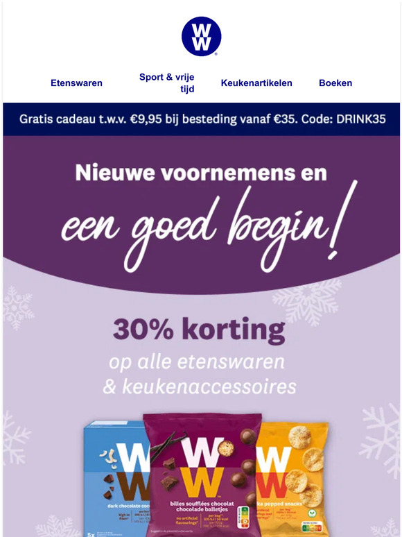 WeightWatchers UK: 30% korting🤑 Ga 2023 gezond van start! | Milled