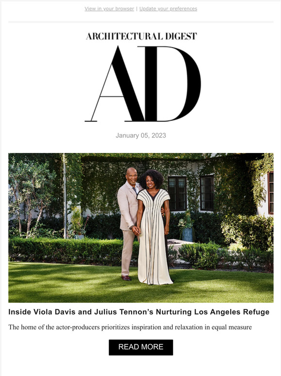 Architectural Digest OPEN DOOR ALERT Inside Viola Davis and Julius