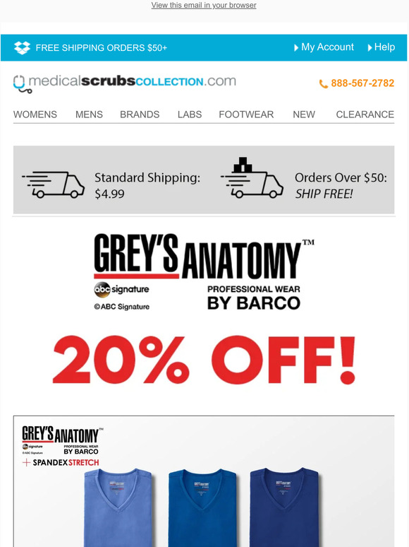 Grey's Anatomy + Barco On Sale!