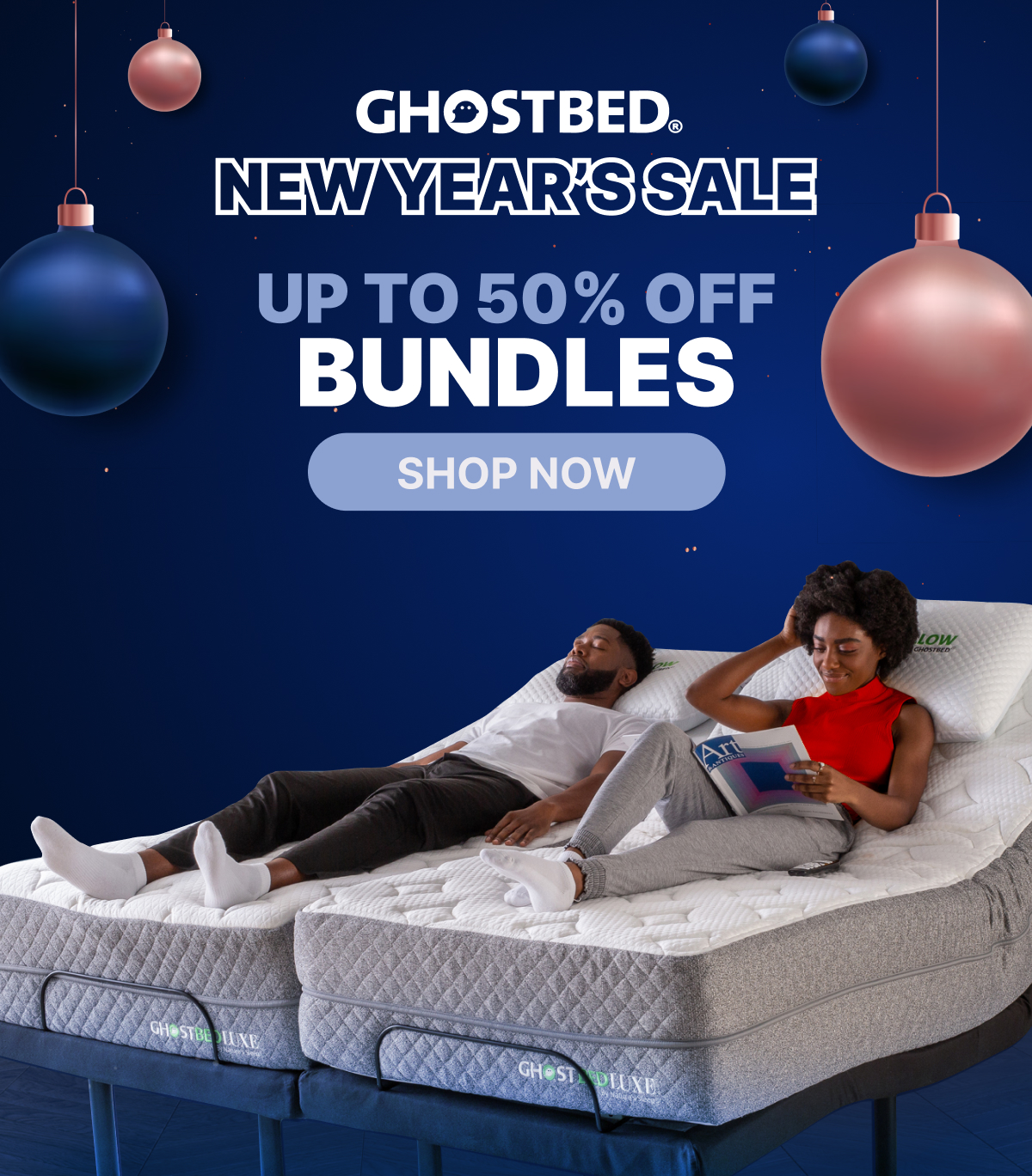 GhostBed New Year. New Bed. New Life. Milled