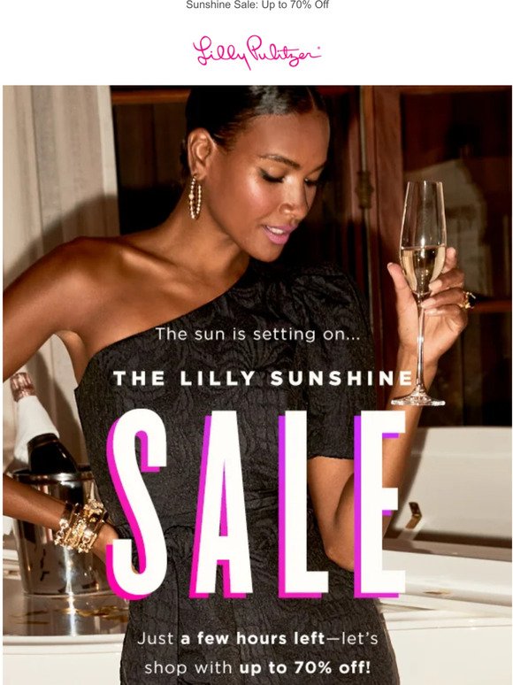 Last call! Sunshine Sale ends at midnight ET.