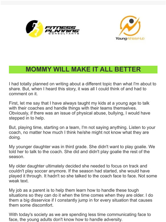 Mommy Will Make It All Better