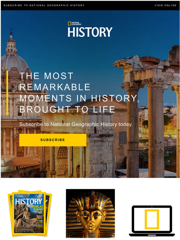 National Geographic Explore ancient Rome with National Geographic History Milled