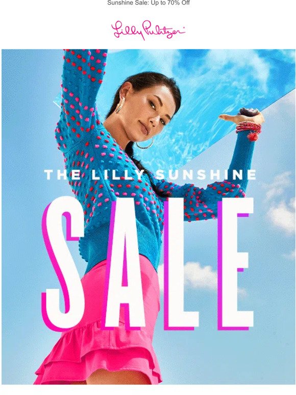 The ⏱️ is ticking on the Lilly Sunshine Sale!
