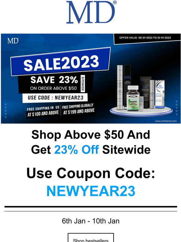 Save 23% Off in Year 2023