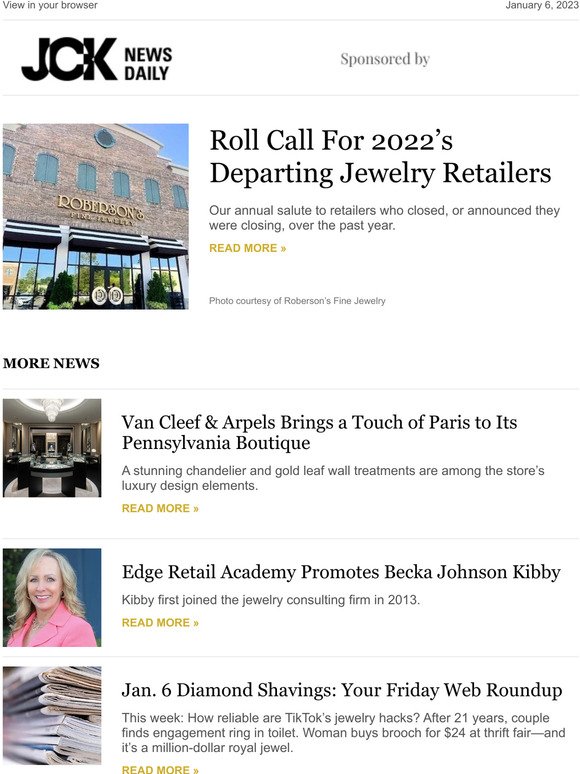 Roll Call For 2022’s Departing Jewelry Retailers