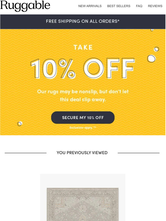 Ruggable Carpet Diem (with your offer!!) Milled