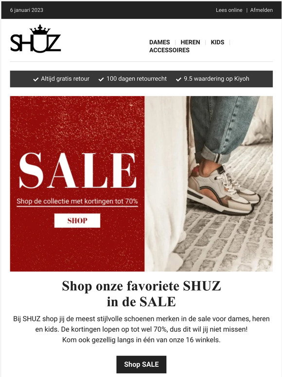 shuz.nl: Voor hem \u0026 haar | Sale special 🪩 | Milled