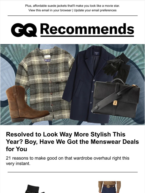 GQ magazine 21 Menswear Deals to Make 2023 the Most Stylish Year Yet