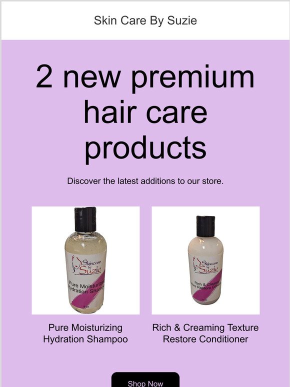 2 new premium hair care products