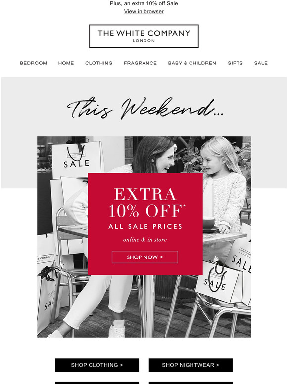 the white company (us & ca) A fresh start for January Milled