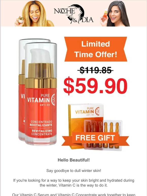 Noche Skincare No More Dull Winter Skin Milled