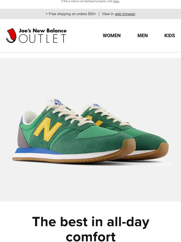 Joe's New Balance Outlet: 2023 Looks good on you | Milled