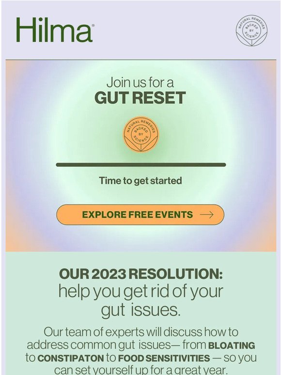 Is better gut health one of your 2023 resolutions?