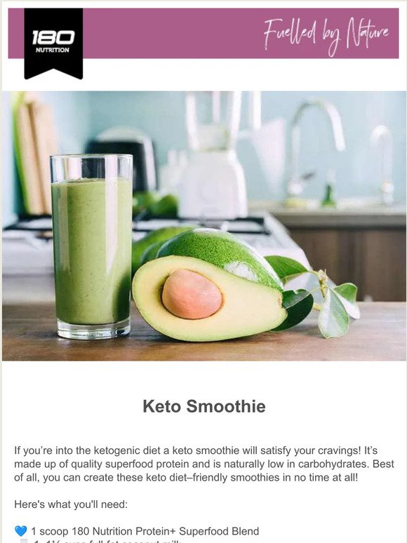 Recipe of the Day! Keto Smoothie