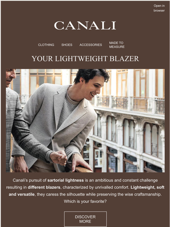 Canali A Guide to Canali Lightweight Blazers Milled