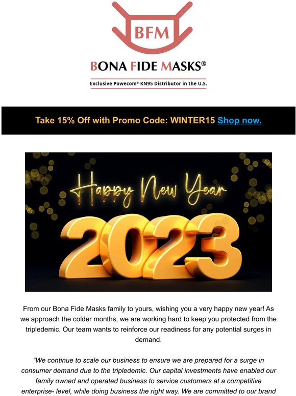 Wishing You a Happy and Healthy New Year - promo enclosed!