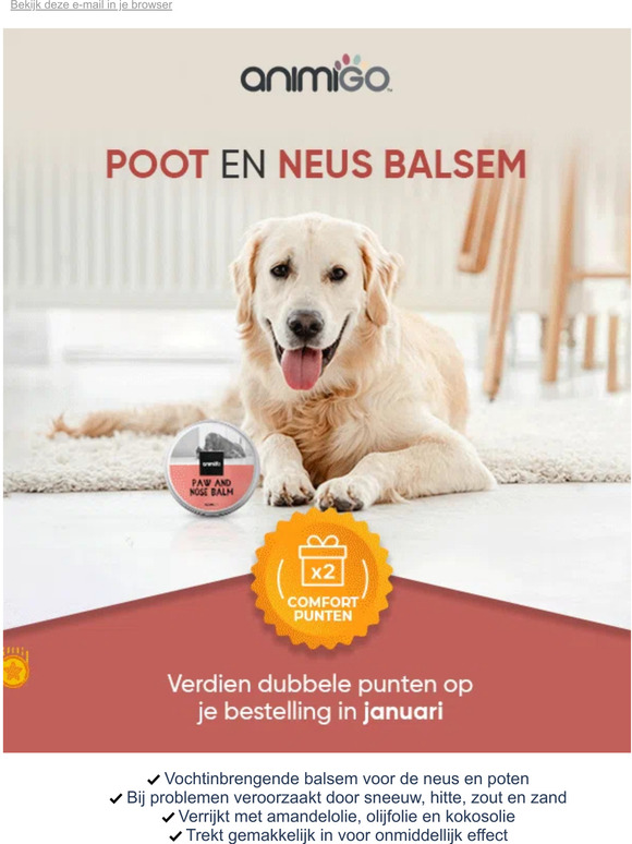Dubbele punten in januari!