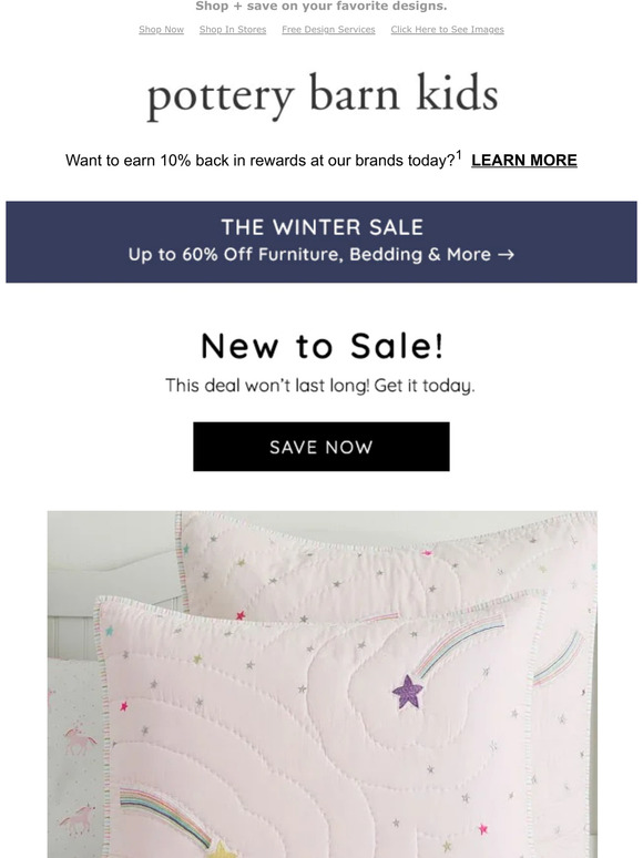 Pottery Barn Kids Great news! We just dropped prices (+ The Winter
