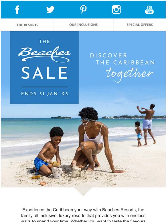 The Beaches Sale is Here!