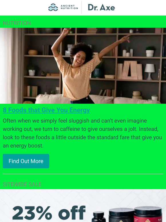 Dr. Axe 8 Foods that Give You Energy + Best Protein Bar Recipe Milled