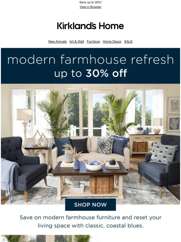 Kirkland's Home On Sale New Modern Farmhouse Arrivals! Milled