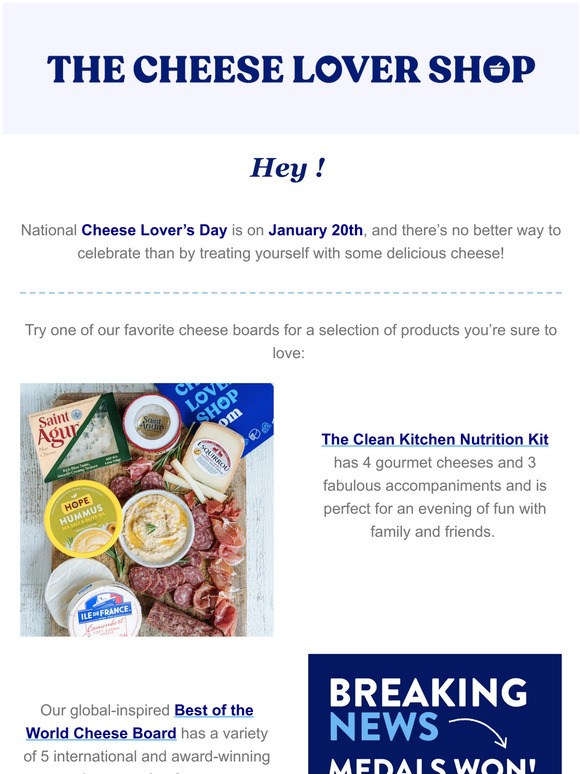 The Cheese Lover Shop Happy National Cheese Lover’s Day from Us to You